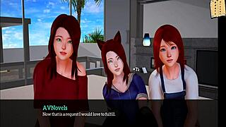 Redhead cartoon character in family series 295