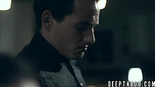 teen with small tits fucks doggystyle for cum mouth