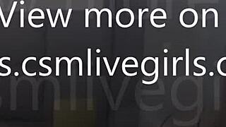 kendraparker shows off her sexy latina buttocks on webcam