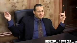 Time for Intense Bisexual Experimentation with Strapon Domination