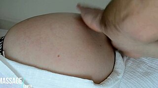 European amateur babe gets vacuum massage on her big ass