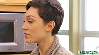 Lily Labeau, The Brunette Milf Pornstar, Receives Detailed Oral Sex, Fingering, And Hardcore Masturbation Leading To Cumshot In HD