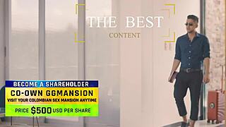 Brunette Latina Gets Toes Sucked in Hot Lesbian Scene at GGMansion