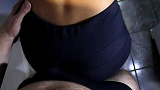 dry humping in tight leggings and underwear