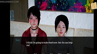 i feel emotional about my new family in this homemade anime game