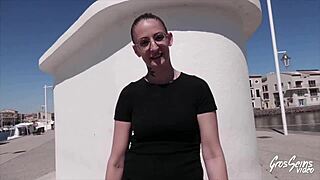 arianna, 34, stunning french milf with generous boobs teases endlessly