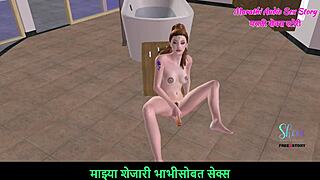 I’m sharing a Marathi audio sex story with animated 3D teen action
