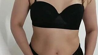 Latina milf enjoys dildo fucking to orgasm