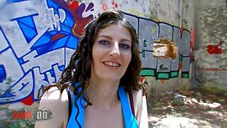 Sabrina Deep's Sloppy Deepthroat Blowjob