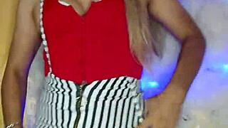 Travesti hermosa y maquillada