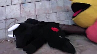 Blonde Strips Naked in Public Street Scene