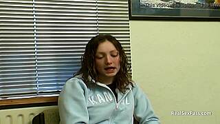 Her first porn time: nervous british casting!