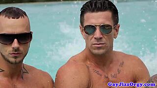 Orgy Loving Hunks Engage in Hardcore Anal and Blowjob Outdoor Fun