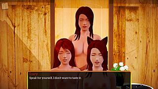 My New Family 438: Monster Cock Game With Big Tits And Hairless Creampie