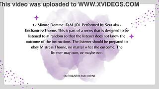 I guide you through femdom joi cei with liquid lunch domination