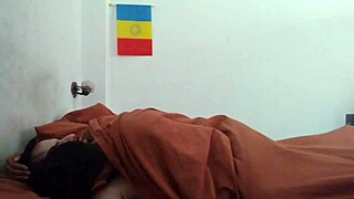 Waking my hairy guy with a nice blowjob using his morning erection.