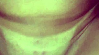 Hot brunette wife enjoys sex with lover