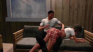 Jack and Emma Feel the Sting of Spanking in Paradise