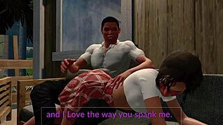 Jack and Emma Feel the Sting of Spanking in Paradise