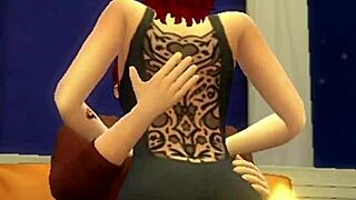 Redhead intensely fucked in cuckold scenario