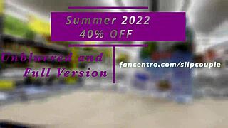 Helping a Guy Get Off in Supermarket. So Risky in Public!