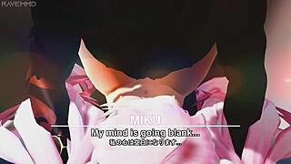 Miku craves a massive BBC in wild missionary action. She begs for a deep creampie in 3D hentai.