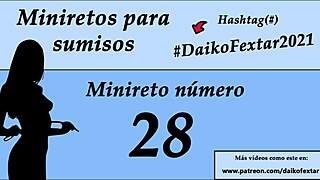 minijoi for submissives, obey my jerk off instructions to cum hard with ladyboy.