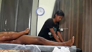 whoa, caught a happy ending on hidden cam during massage!