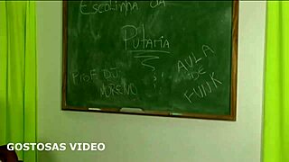 Teen Aninha Galzerano stars in hardcore anal funk school