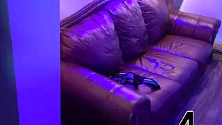 I breed my boss's brunette milf wife with intense fucking and blowjob when he's away