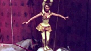 Vintage erotic animation showcases classic cartoon seduction in retro style