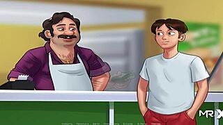 summertimesaga bdsm scene where she's tied up