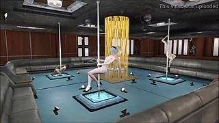 fallout 4 features multiple pole dances in animated style