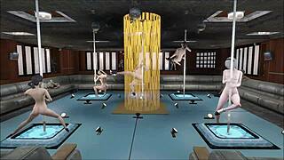 fallout 4 features multiple pole dances in animated style