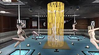 Beautiful animation of a pole dance in Fallout 4