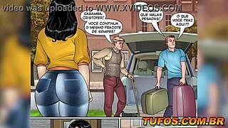 Ongewenste gast verleidt geile schoonvader