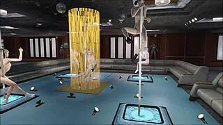 fallout 4 features multiple pole dances in animated style