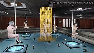 fallout 4 features multiple pole dances in animated style
