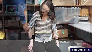 LP officer catches Kylie Martin in the act and gives her a lesson