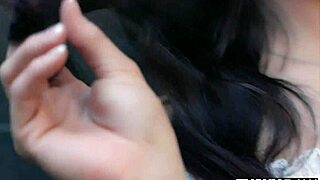 tushyraw curvy brunette shows off her wide open style