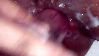 man, wish this real cum was dripping outta my hole