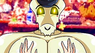 Friday Night Funkin: Tabi gets wild oral worship from Boyfriend in hentai action