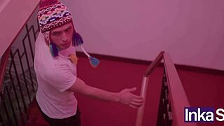 redhead teen bent over for taboo mexican cowgirl blowjob