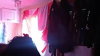 She casually sucks a deep load of cum