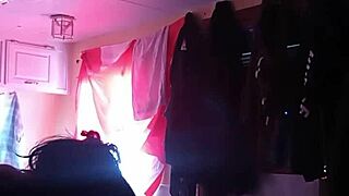 She casually sucks a deep load of cum