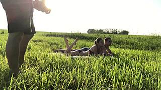 Skinny russian teen gives hard blowjob backstage before intense fucking her vagina.