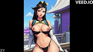 i love these overwatch inspired hentai babes