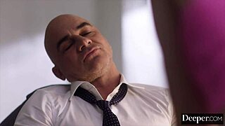 is this deeper bad girl anna claire getting her mouth and pussy fucked hard?