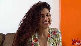 Colombian MILF Nails Oral Skills in Casting!