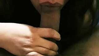 Chubby Latina Devours Cock In Wild Homemade Oral Session.